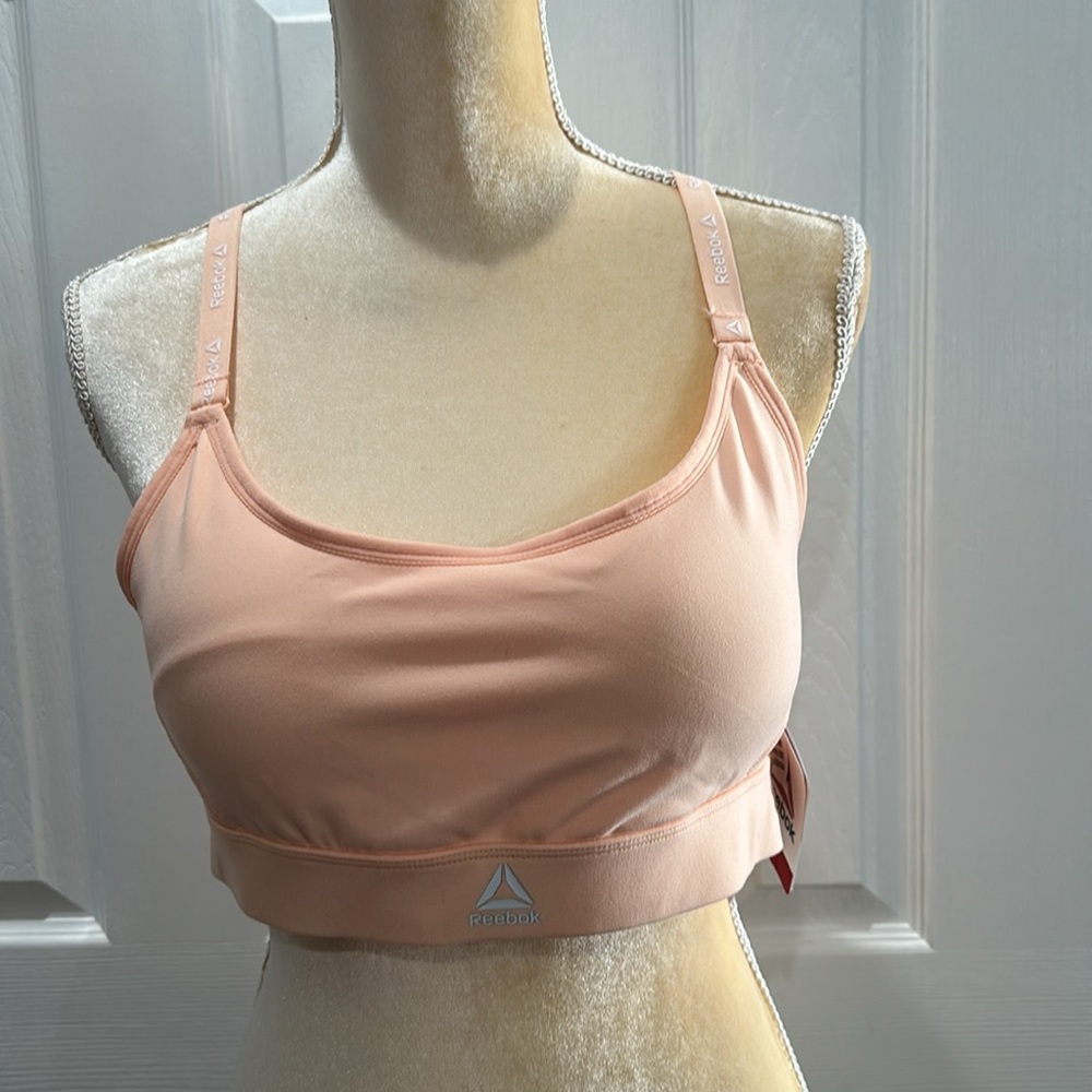 Reebok Women's Low Impact Favorite Bra with Removable Cups Size L - Picture 1 of 10